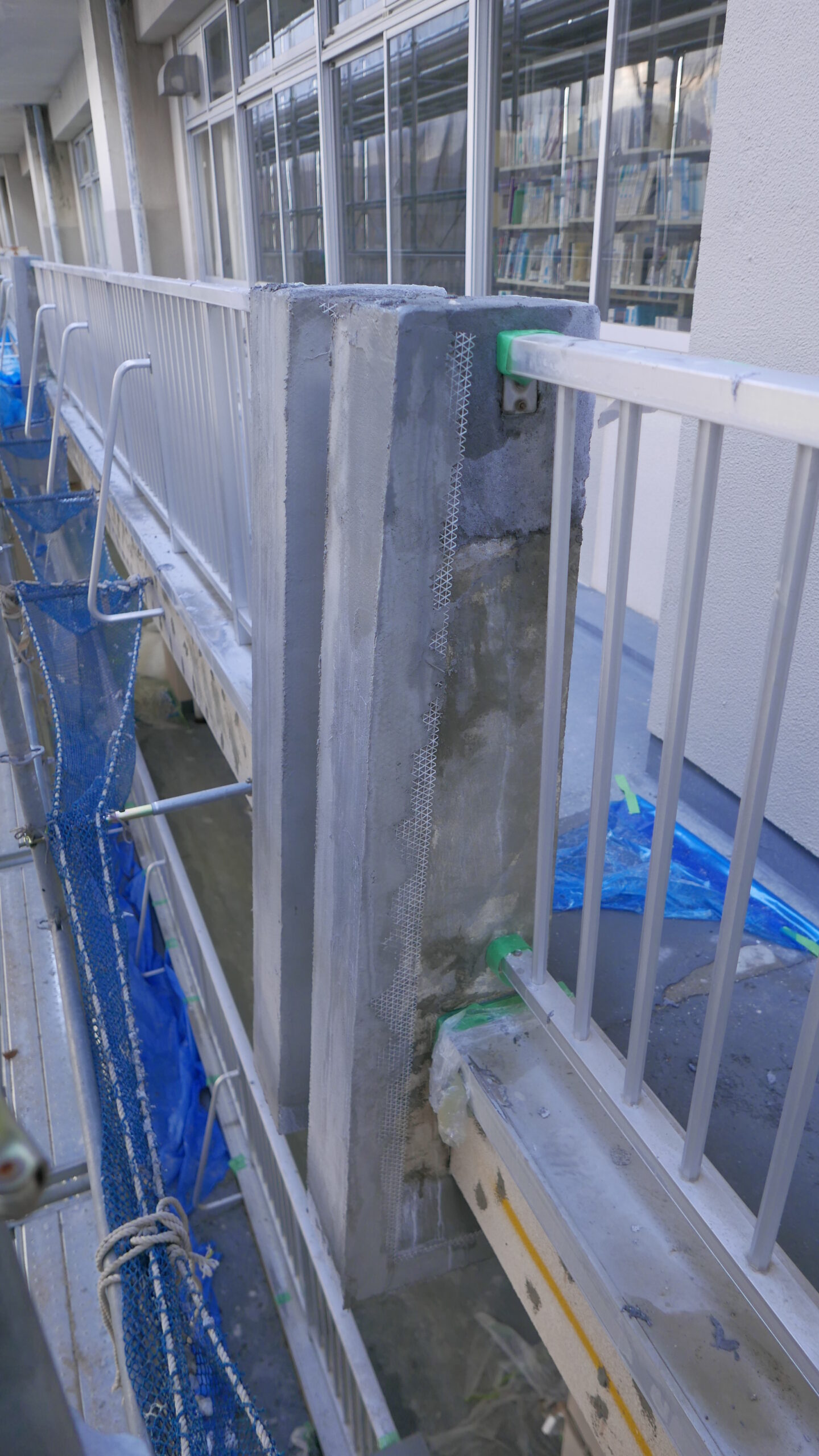 盛岡市立大宮中学校校舎外壁落下防止工事