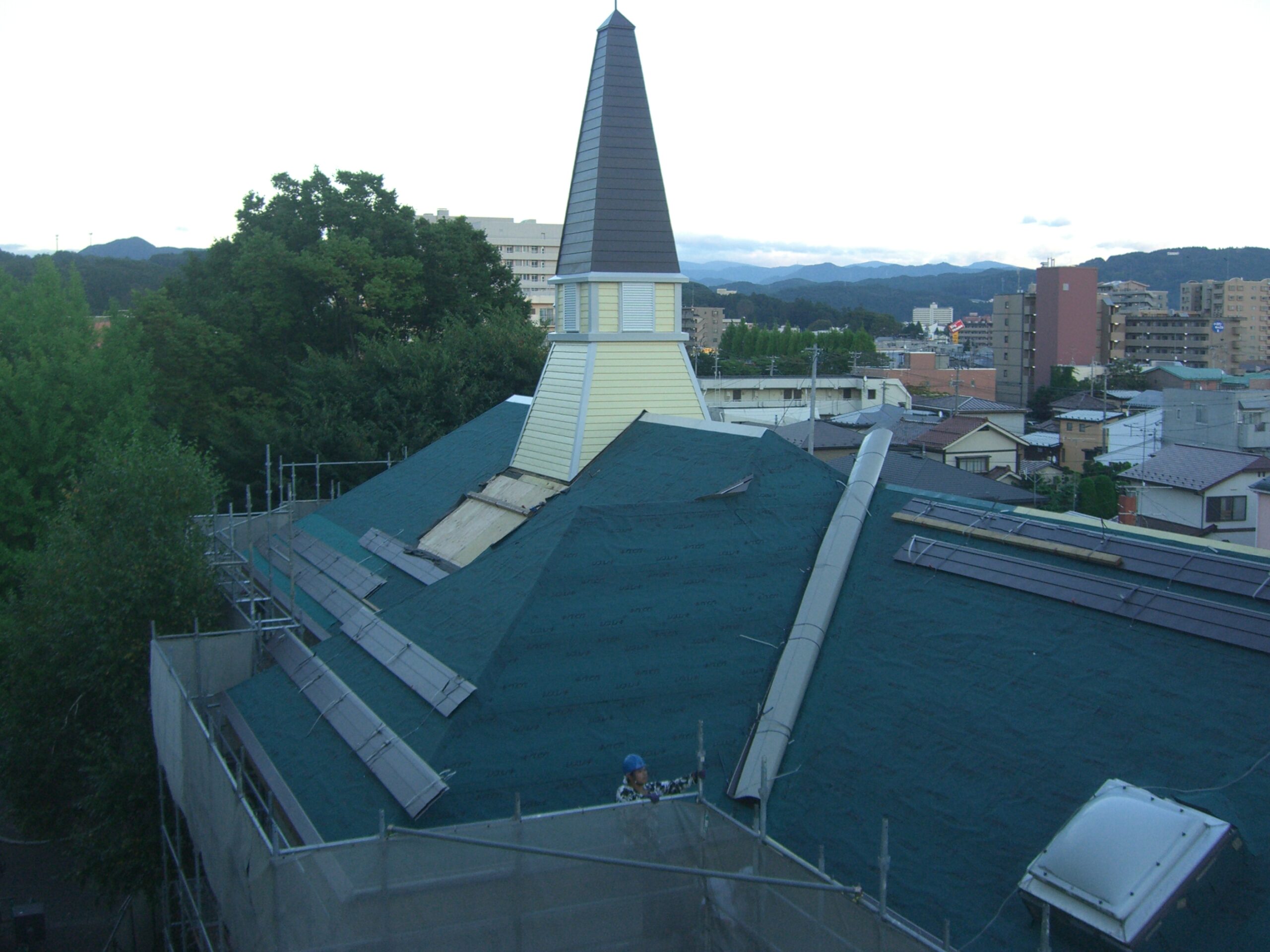 岩手県立盛岡第一高等学校白亜記念館屋根改修工事