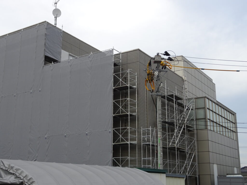 盛岡市都南図書館外壁補修工事